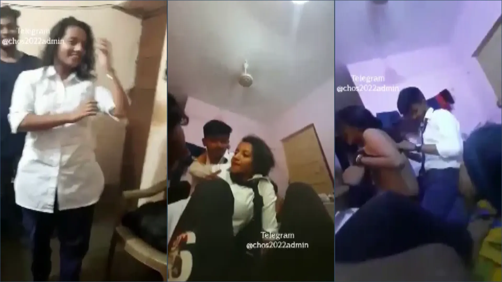 College Hostel Party Gangbang – Drunk Girl Fucked By 4 Friends MMS