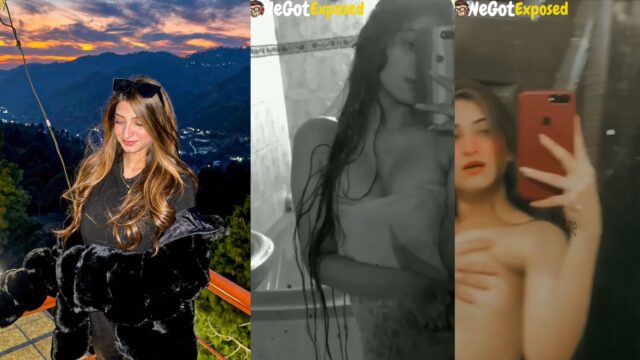 Pakistani Insta Influencer Shizal Kakarzai Leaked Mirror Selfie Boobs Press Destroy