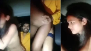 Desi Amateur Car Gangbang – Girl Fucked Hard by Friends in Moving Car